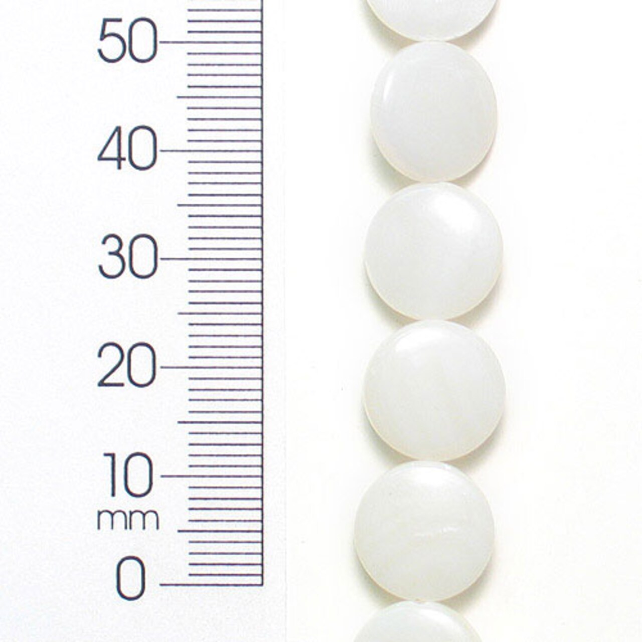 6 Packs of Round Tinted Shell Beads - Natural - 12mm - 2 x 8" Strand